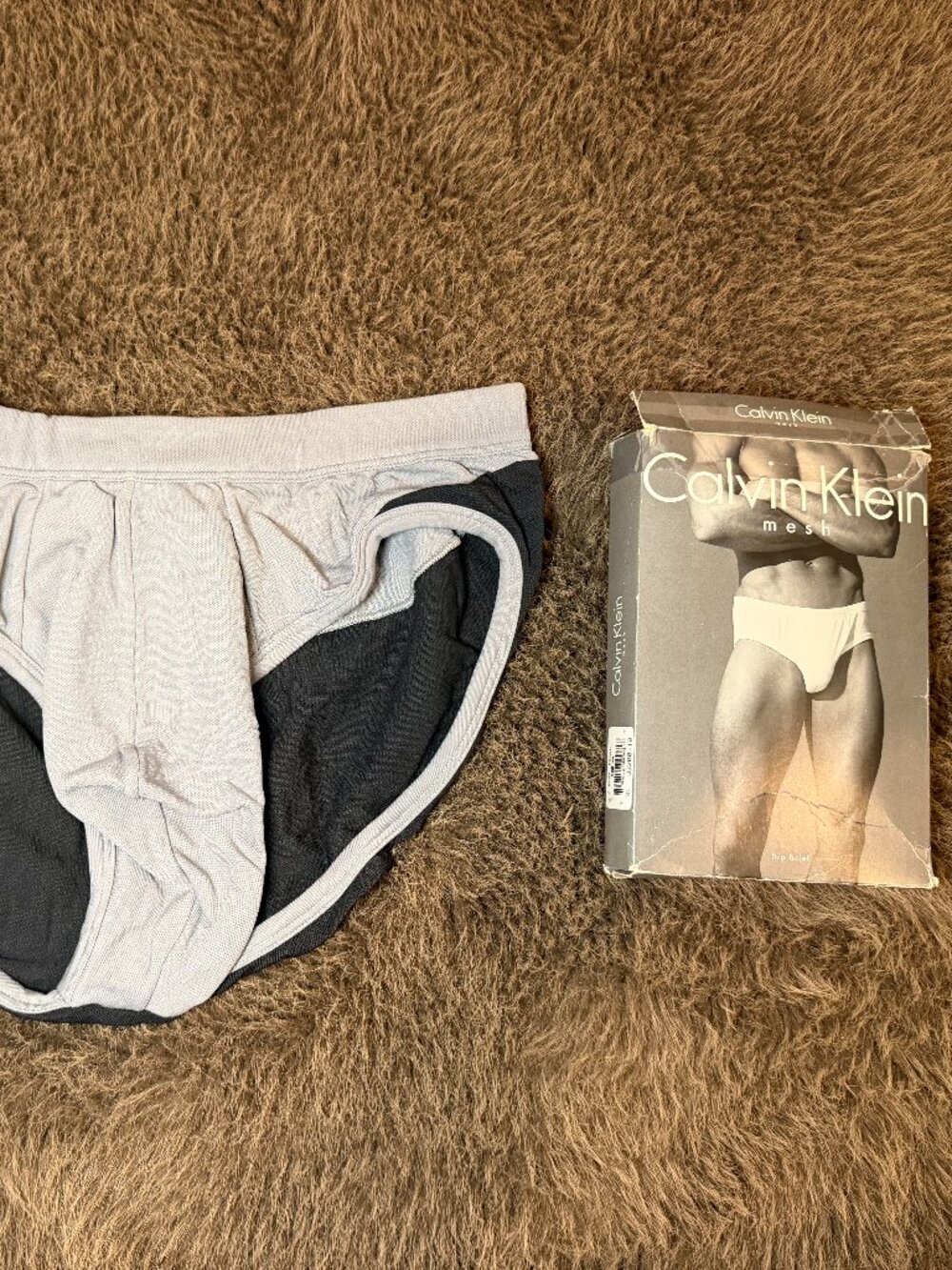 Vintage 1994 Calvin Klein Mesh Hip Brief Men’s XL New in Box
